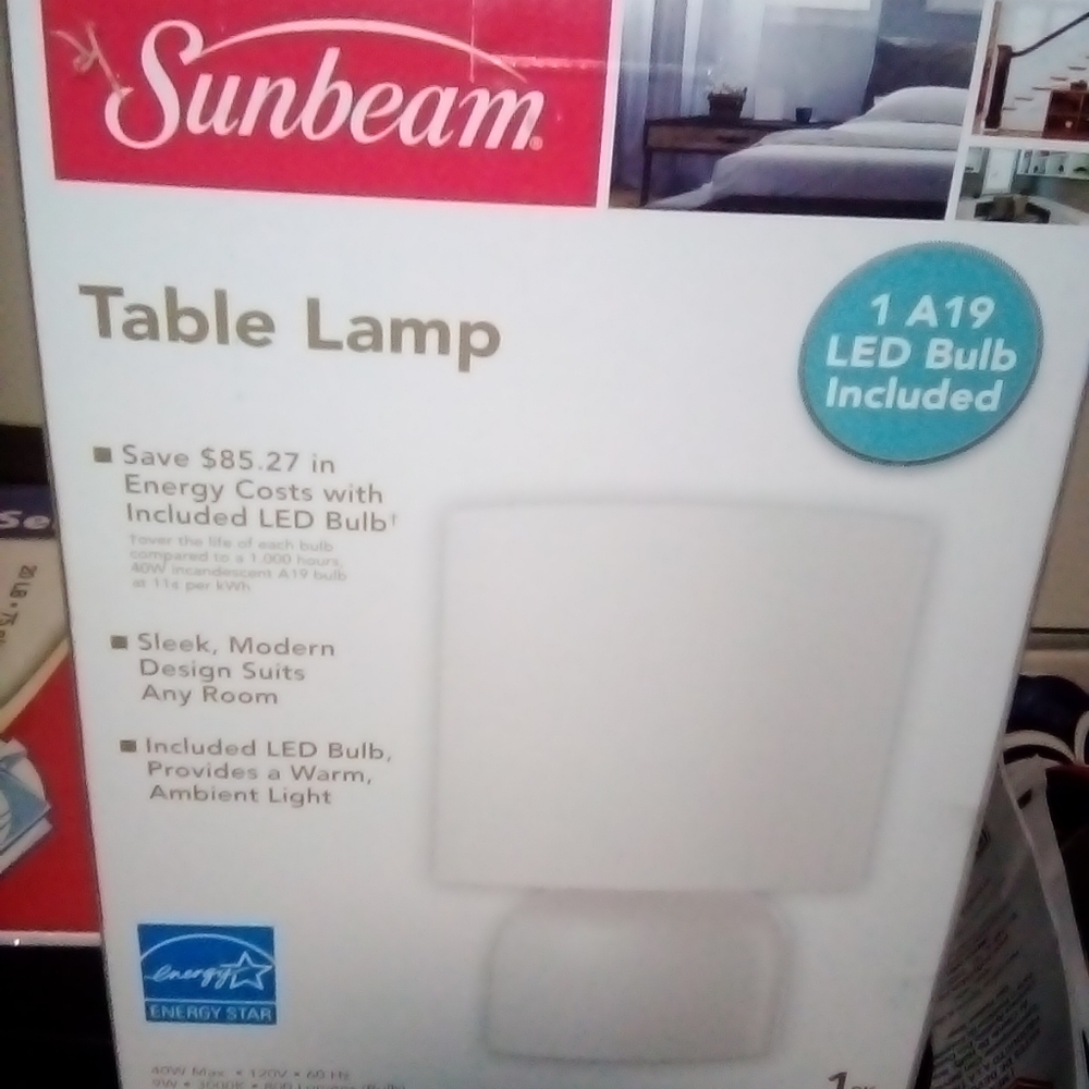 Sunbeam table lamp